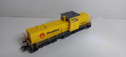 Strukton 6400 Diesel Locomotief Delta Digitaal (08), Hobby en Vrije tijd, Modeltreinen | H0, Zo goed als nieuw, Locomotief, Wisselstroom