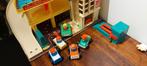 Vintage Fisherprice garage compleet met autos en poppetjes, Verzamelen, Speelgoed, Ophalen of Verzenden, Zo goed als nieuw