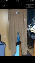 mooie warm gevoerde rib jogger M nieuw, Maat 38/40 (M), Verzenden, Beige, Nieuw