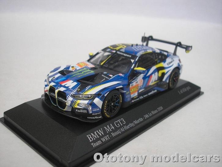 Bmw M4 GT3 #46 24h Le Mans 2024 V. Rossi 1/43 Minichamps, Hobby en Vrije tijd, Modelauto's | 1:43, Nieuw, Auto, MiniChamps, Ophalen of Verzenden