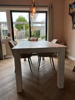 Eettafel, Huis en Inrichting, Tafels | Eettafels, Ophalen, Gebruikt, 50 tot 100 cm, Vijf personen of meer