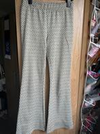 ONLY stof flared broek wit en goud maat S, Only, Wit, Ophalen of Verzenden, Maat 36 (S)