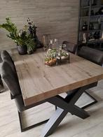 Vier mooie industriële eetkamerstoelen van Pronto, Ophalen, Zo goed als nieuw, Vier, Stof