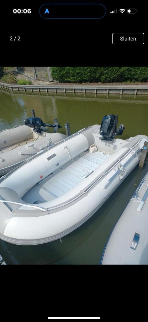 Allpa 330 inclusief bbm en ligplaats, Watersport en Boten, Rubberboten, Gebruikt, Overige merken, Aluminium, Minder dan 70 pk