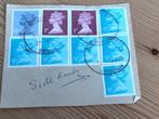Engeland machin poststuk 1/2p 1p en 14p, Postzegels en Munten, Ophalen of Verzenden, Gestempeld
