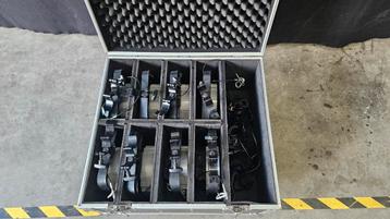 Showtec Compact par q4 RGBW (8 stuks) in flightcase beschikbaar voor biedingen