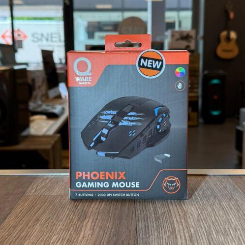 Qware Gaming Wireless mouse Phoenix | NEW, Computers en Software, Muizen, Nieuw
