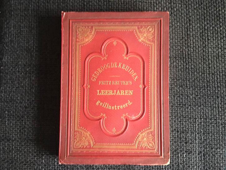 Gedroogde kruiden - Fritz Reuter’s leerjaren - uitg. 1868, Antiek en Kunst, Antiek | Boeken en Bijbels, Ophalen of Verzenden