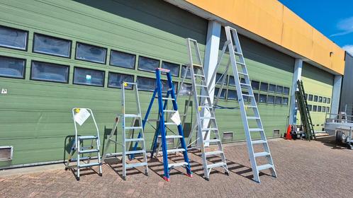 Bordestrap werkplaatstrap trap trappen, Doe-het-zelf en Verbouw, Ladders en Trappen, Gebruikt, Trap, 2 tot 4 meter, Opvouwbaar of Inschuifbaar