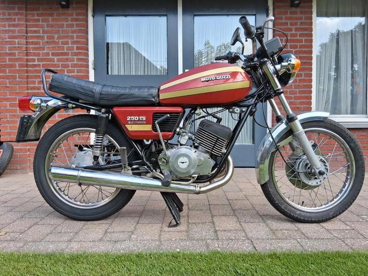 Moto Guzzi 250 TS 2 cilinder tweetakt, Motoren, Motoren | Oldtimers, 2 cilinders, Ophalen