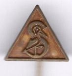 Machinefabriek Stork koper speldje ( U_472a ), Verzenden, Zo goed als nieuw, Transport, Speldje of Pin