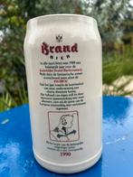 BRAND Bierpul 1 Liter - 1989/1990 - Europees thema, Ophalen of Verzenden, Nieuw, Pul(len), Brand