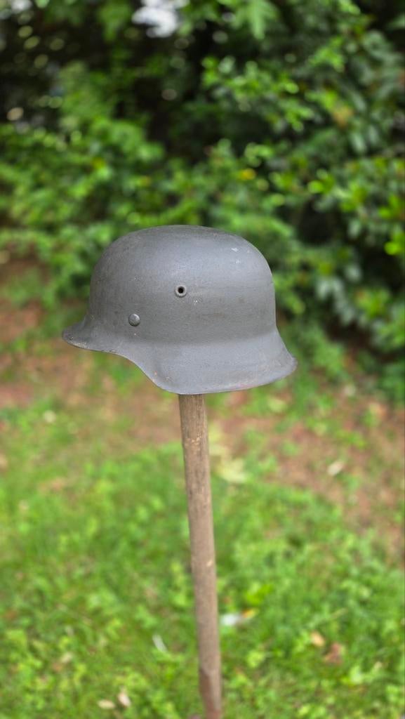 Duitse WO2 helm, Verzamelen, Militaria | Tweede Wereldoorlog, Ophalen of Verzenden, Duitsland, Helm of Baret
