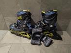 Fila Primo Air Flow inline skates maat 45 + polsbeschermers, Heren, Zo goed als nieuw, Inline skates 4 wielen, Ophalen