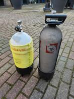 2 Gebruikte Duikflessen (10L & 12L) - Verlopen Keuring, Ophalen, Gebruikt, Duikfles