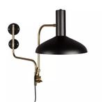 Dutchbone wandlamp Devi zwart, Huis en Inrichting, Lampen | Wandlampen, Ophalen, Zo goed als nieuw, Metaal