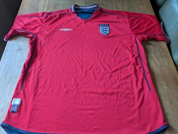 Voetbalshirt Engeland vintage shirt 2002 Zeer Mooi beschikbaar voor biedingen