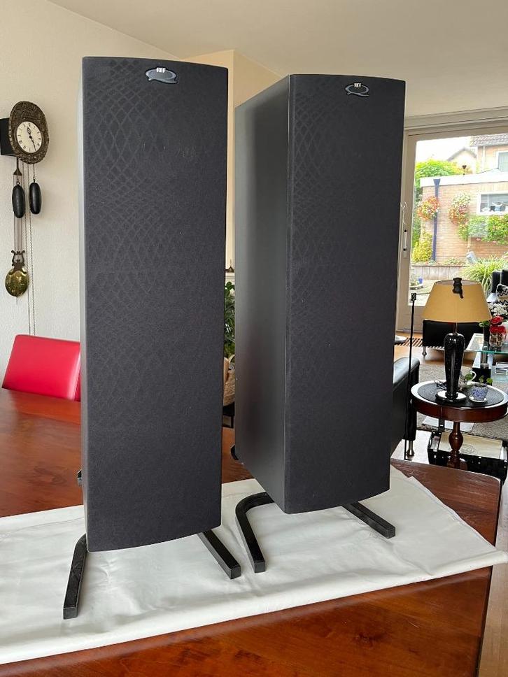 Een paar Kef Q35 luidsprekers, Audio, Tv en Foto, Luidsprekers, Gebruikt, Front, Rear of Stereo speakers, 60 tot 120 watt, Overige merken