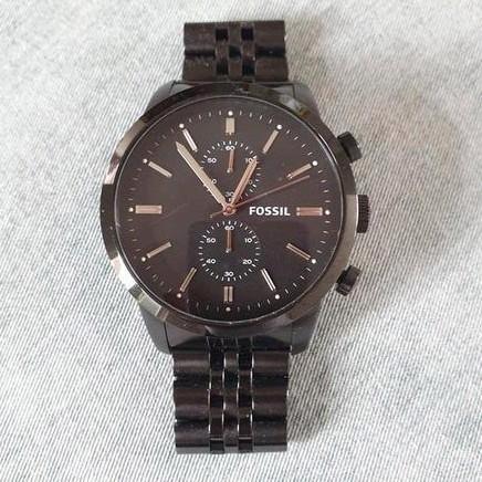 Fossil Heren Horloge FS4787, Sieraden, Tassen en Uiterlijk, Horloges | Heren, Gebruikt, Overige merken, Staal, Staal, Ophalen of Verzenden