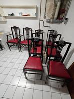 Set van 8 Perkins Neale stoelen, Ophalen, Gebruikt, Rood, Hout