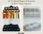 Set of 5 Velvet Hangers for Accessories & GIFT - Organizer, Ophalen of Verzenden, Nieuw