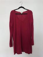 Rode L soepele knitted LOGG H&M dunne jurk vhals katoen egf, H&M, Maat 42/44 (L), Ophalen of Verzenden, Zo goed als nieuw