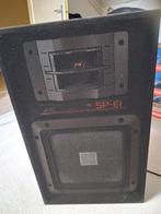 Antieke JVC Speaker model SP E1PK, Audio, Tv en Foto, Luidsprekers, Ophalen, Minder dan 60 watt, Front, Rear of Stereo speakers