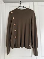 Studio anneloes lovis button pullover / trui XL new army, Maat 42/44 (L), Ophalen of Verzenden, Zo goed als nieuw, Groen
