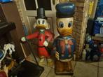 Beeld disney Donald dagobert duck hout, Ophalen, Donald Duck, Zo goed als nieuw, Beeldje of Figuurtje