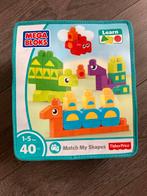 Mega Bloks Match My Shapes - 40 stuks, Ophalen of Verzenden, Zo goed als nieuw, Megabloks