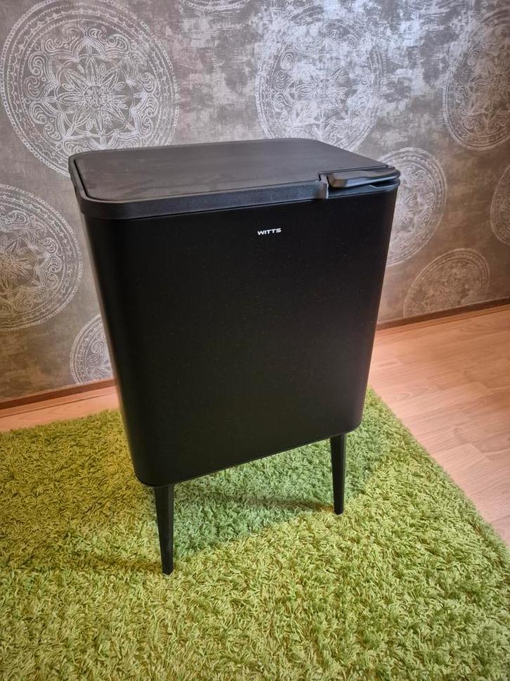 Moderne afvalbak met groenafval compartiment, Huis en Inrichting, Woonaccessoires | Prullenbakken, Nieuw, Kunststof, Minder dan 50 cm