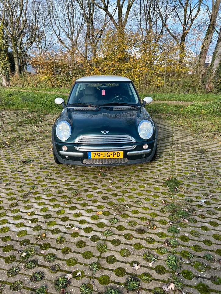 Mini 1.6 16V Cooper AUT 2002 Groen, Auto's, Mini, Particulier, Cooper, Benzine, E, Hatchback, Automaat, Origineel Nederlands, Groen