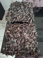 Bruin Leren sierkussens, Ophalen, Zo goed als nieuw, Bruin, Vierkant