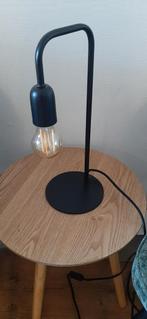 Bureaulamp incl. lamp metaal zwart, Minder dan 50 cm, Ophalen of Verzenden, Zo goed als nieuw