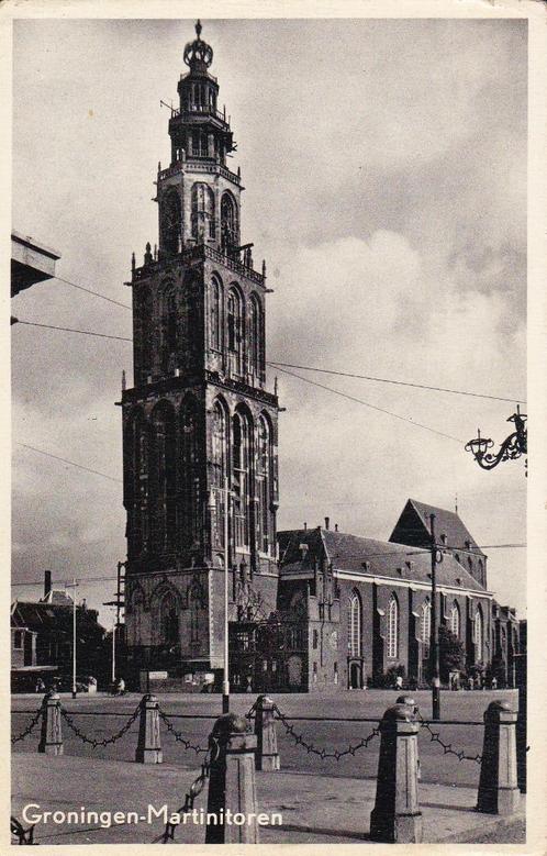 08062 - Groningen - Martinitoren, Verzamelen, Ansichtkaarten | Nederland, Ongelopen, Groningen, 1940 tot 1960, Verzenden
