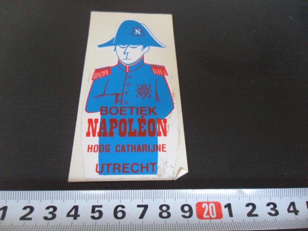 sticker Utrecht Hoog Catharijne Boetiek Napoleon, Ophalen, Zo goed als nieuw