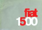 Folder Fiat 1500 (ca.1965), Verzenden, Gelezen, Overige merken