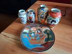 Japanse vaasjes en bordje, Antiek en Kunst, Antiek | Porselein, Ophalen of Verzenden