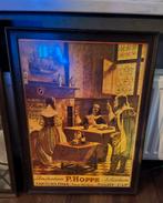 Oude P. Hoppe Reclame Poster, Verzamelen, Merken en Reclamevoorwerpen, Ophalen, Gebruikt, Reclamebord