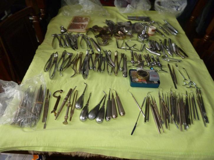 tandarts instrumenten, Antiek en Kunst, Antiek | Gereedschap en Instrumenten, Ophalen