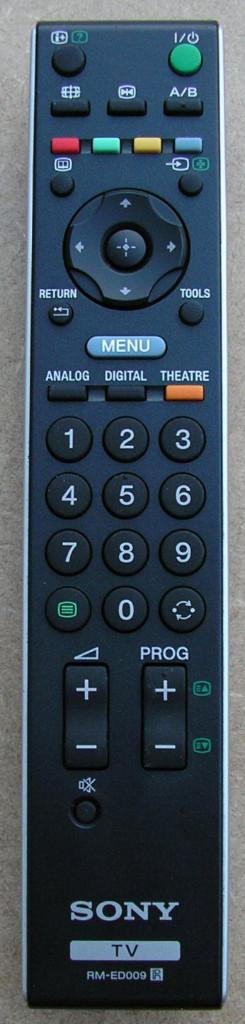 Orginele Sony RM-ED009 afstandsbediening, Ophalen of Verzenden, Zo goed als nieuw, Origineel, Tv