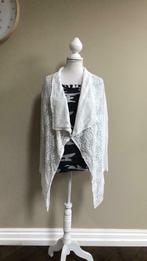 Enelle broderie ecru vestje M, Maat 38/40 (M), Beige, Ophalen of Verzenden, Zo goed als nieuw