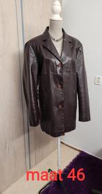 Bruin leren jasje - Maat 46/48 (XL), Bruin, Maat 46/48 (XL) of groter, Ophalen of Verzenden, Onbekend