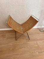 Rotan lectuurmand riet tijdschriftenrek vintage retro, Huis en Inrichting, Woonaccessoires | Krantenbakken en Lectuurbakken, Ophalen of Verzenden