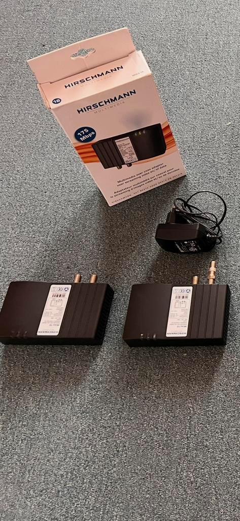 2x Hirschmann Moka 16 Internet over Coax - Zo goed als nieuw, Computers en Software, Powerlines, Zo goed als nieuw, Ophalen of Verzenden