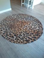Rond karpet panterprint, Huis en Inrichting, Ophalen of Verzenden, Zo goed als nieuw, Rond