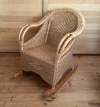 Vintage Rotan schommelstoel, Riet of Rotan, Gebruikt, Ophalen