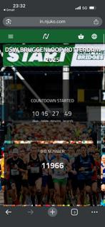 Ticket for DSW marathon, Ophalen of Verzenden, Overige typen