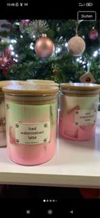 Kaars Iced watermeloen latte, Overige materialen, Nieuw, Ophalen of Verzenden, Kaars