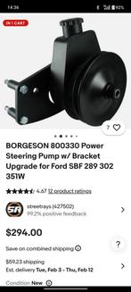 Power Steering Pump w/ Bracket Upgrade ford sbf 289 302 351w, Ophalen of Verzenden, Nieuw, Amerikaanse onderdelen